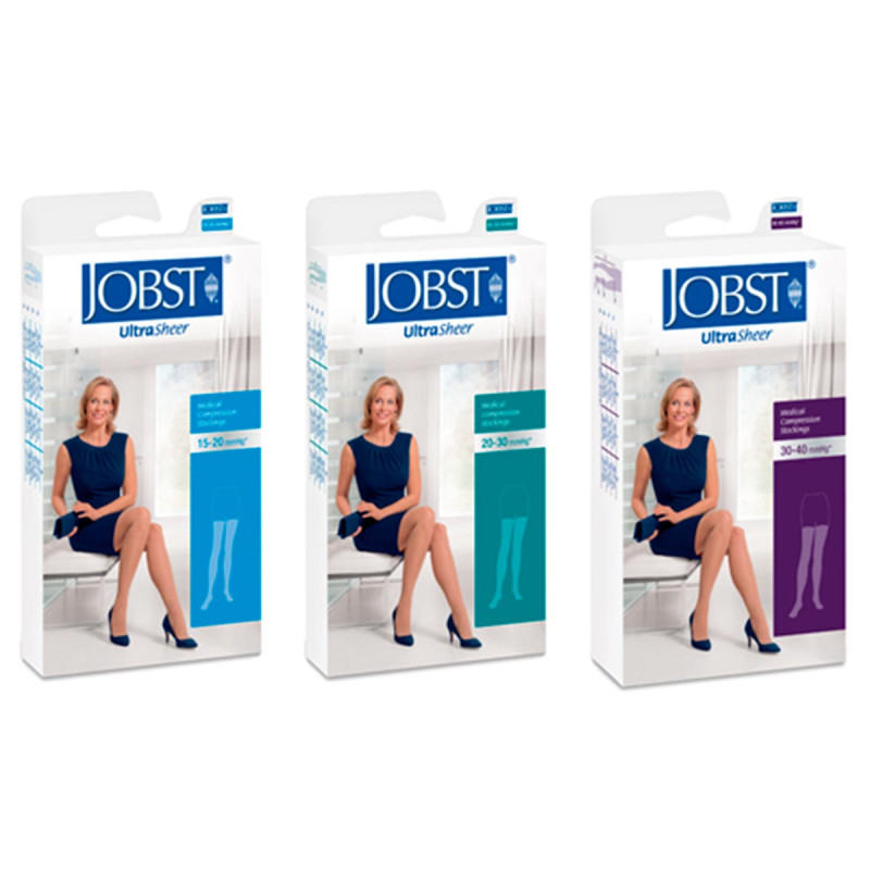 Meias de compressão Jobts® Ultrasheer as melhores Isomedical