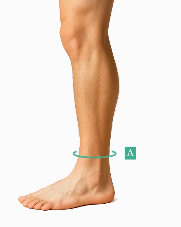 Meia de compressão Sigvaris 3/4 30-40mmHg