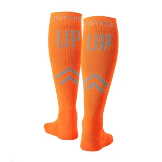 MEIA ESPORTIVA DE COMPRESSÃO SIGVARIS UP 25-laranja-G-Média: 20-30 mmHg-1